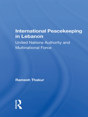 cover image of International Peacekeeping In Lebanon